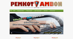 Desktop Screenshot of ambon.go.id