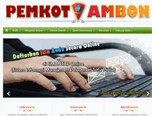 Tablet Screenshot of ambon.go.id